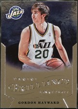 2012-13 Panini Brilliance #195 Gordon Hayward Basketball VG