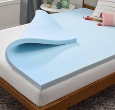LINENSPA Memory Foam Mattress Topper - 2 Inch Gel Infused Memory Foam - Full
