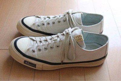 VISVIM WMV Skagway Lo Ivory US11 Canvas Sneakers Limited Edition