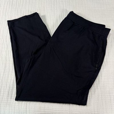 Public Rec Sweat Pants Mens 44x32 Black Daymaker Drawsting Performance Lounge
