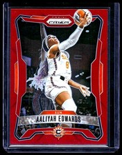 Aaliyah Edwards Red Prizm #/299 2026 Panini WNBA Prizm #18 Sun