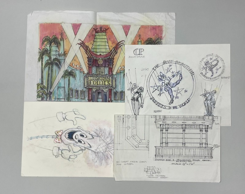 Chiodo Brothers Production Concept Art Lot 4 Leeland Sketches Original