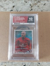 David Beckham 2001 Super Refractor Manchetser United #127 ACE 10 - POP 1