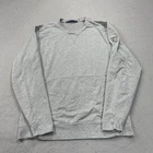 B Draddy Golf Sweatshirt Mens Large Gray Taylormade Logo Crewneck Pullover TM