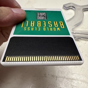 World Class Baseball Authentic Turbografx 16 Game Card Tested Works VGC