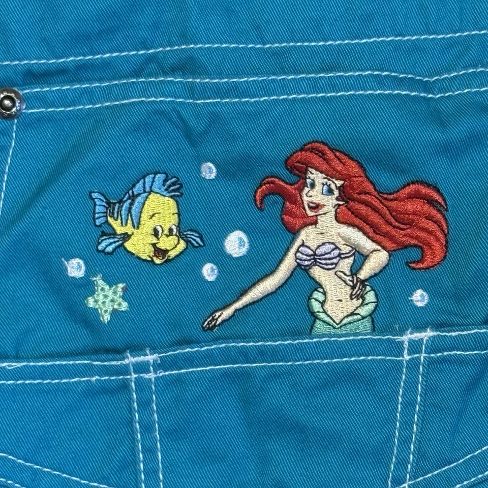 Mono bordado Disney La Sirenita 1990 vintage RARO niñas (10/12) Foto 3 de 4