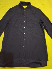 Schwarze Seidenbluse von WITTY KNITTERS in Gr.S