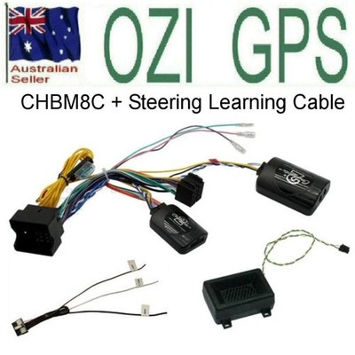 BMW 3 SERIES 2005-2012 STEERING WHEEL INTERFACE + LEARNING CABLE AERPRO CHBM8C