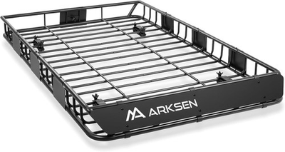 #ad ARKSEN 64 x 39 x 5 Inch Upgrade Universal Roof Rack 150Lbs Capacity Heavy Duty $243.44