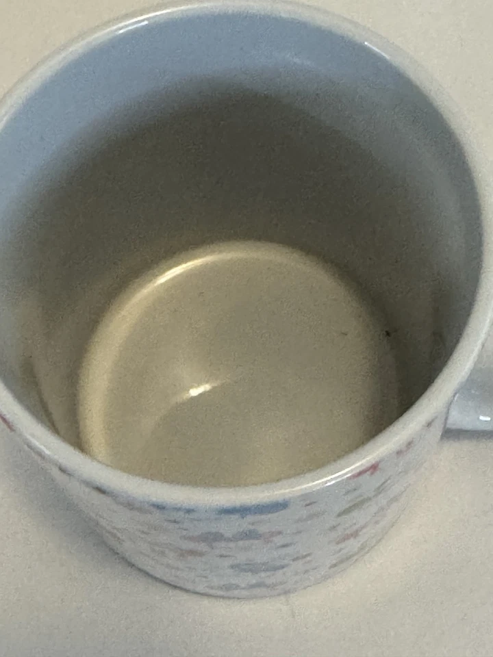 Taza Floral Disney Minnie Mouse 8oz - Rosa Azul Verde Flores Foto 3 de 3