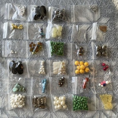 J7 Bulk lot of beading supplies findings creative colorful design materials earr