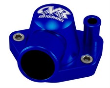 Cvr Thermostat Housing Ford Sbf 289 302 351w 90 Degree Blue Anodized Tsh7bl Cvr Thermostat Housing Ford Sbf 289 302 351w 90 Degree Blue Anodized Tsh7bl