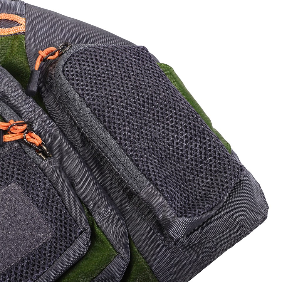 Fly Fishing Vest Pack For Men Adjustable Size Breathable Mutil-Pocket ...