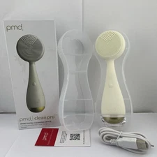 Clean Pro JADE Cleansing Device for Face, Cream Color *READ MORE* - Free Shipp..