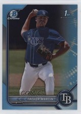 2022 Bowman Draft Chrome Sky Blue Refractor Trevor Martin #BDC-184 1g2w