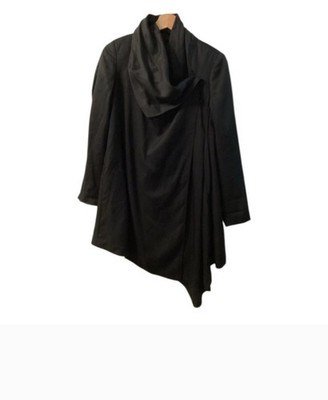 All Saints Aiko Monument Coat Black Women s Designer Jacket Winter Outerwear