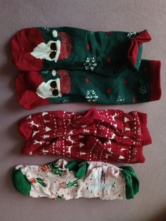 Damen Socken Weihnachten Christmas Größe 38 Bunt Neu 3 Paar