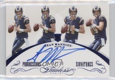 2015 Panini Flawless Progressions Signatures Blue 7/20 Sean Mannion Auto 0z0j