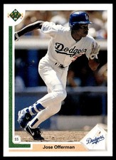 1991 Upper Deck Jose Offerman Los Angeles Dodgers #356