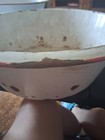 Enamel Basin Round Wash Tub Vintage — photo 8