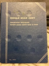 Vintage Whitman Indian Head Cent Folder 9003 Free Shipping