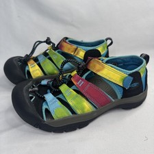 KEEN Newport H2 Outdoor Sandals Hiking Water Rainbow Big Kid Size 3 Washable EUC