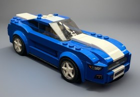 LEGO Speed Champions Ford Mustang GT 75871 Prebuilt w/ Driver Minifigure 2016