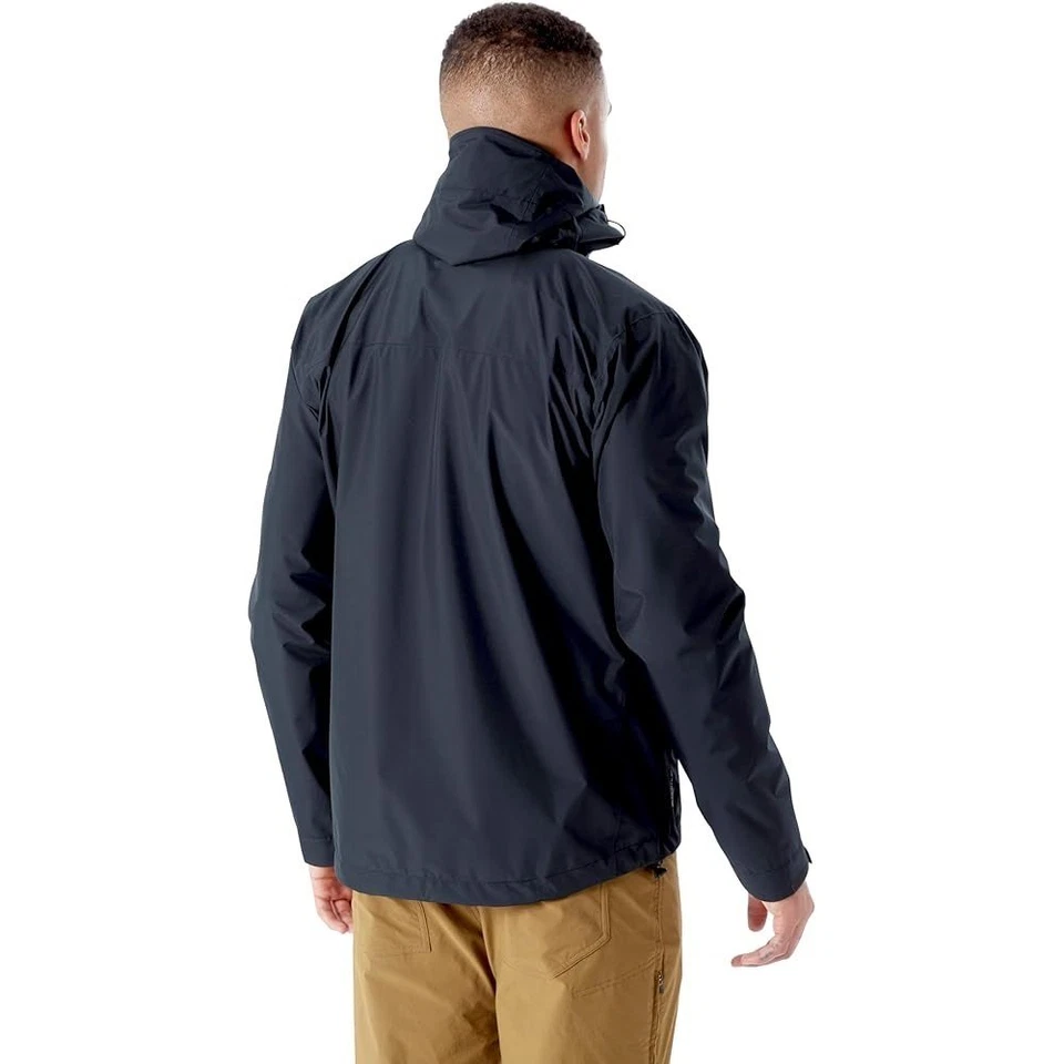 NWT Men's RAB Downpour Eco Jacket - Small - Black - Image 2 of 4