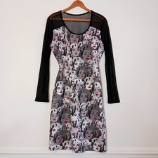 'Uriert' Marilyn Monroe Sz L Long Sleeve Dress, Hits Rt Below the Knee, Stretch