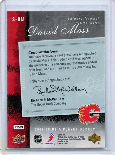 2007-08 Be A Player Signatures Pick what you need!!!! - Picture 5 of 24