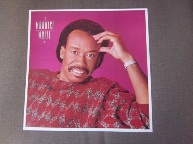 Maurice White 1985 Promo 12x12 Cover Flat 2-Sided Poster  Earth Wind & Fire EW&F