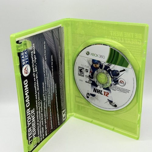 EA Sports NHL 12 Xbox 360 (2011) Completo con Inserto y Folleto PROBADO EN CAJA - Imagen 23 de 23