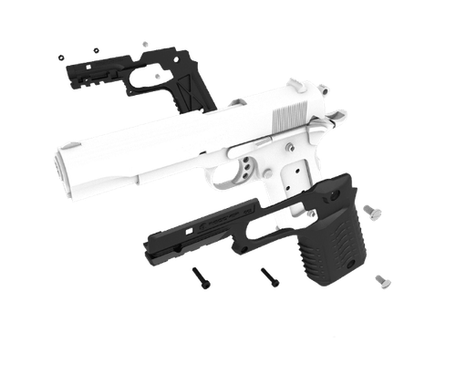 Recover Tactical CC3 H 1911 Grips & Rail System Gray - Picture 2 of 2