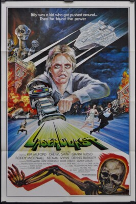 Laserblast 1978 Original 27x41 Filmplakat Kim Milford Cheryl Smith