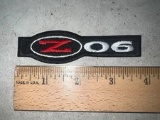 CUSTOM MADE Embroidered Z06 Old Style Retro Corvette Patch Iron On and/or Sew On