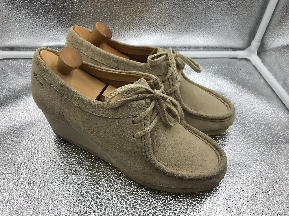 Clarks Originals Talla 36.5 36.5 Talla 4.5 Yarra Arena Cuña de arena del desierto botas al tobillo para mujer 2bca6e Clarks Originals Talla 36.5 36.5 Talla 4.5 Yarra Arena Cuña de arena del desierto botas al tobillo para mujer 2bca6e