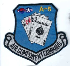 PATCH USAF AIR COMPONENT COMMAND ROK A-5          B4-1