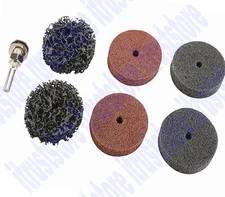2" Paint Conditioning Stripping Abrasive Flex Wheel Rust Remover Sander Disc Kit