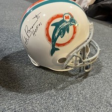 Nick Buoniconti Miami Dolphins Signed/Inscribed Riddell Replica Helmet JSA COA