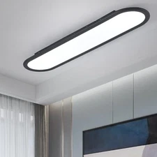 6000K Cool White Modern Ceiling Light Ultra Thin Low Profile for Bedroom Hallway