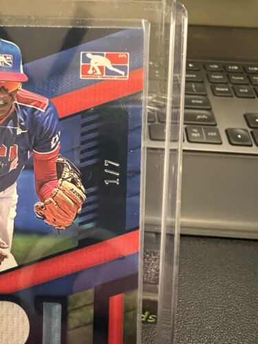 Angel Perez 2023 Panini Elite Extra Edition DPL Jersey #DPM-AP 1/7 Dominican Pro - Picture 2 of 5