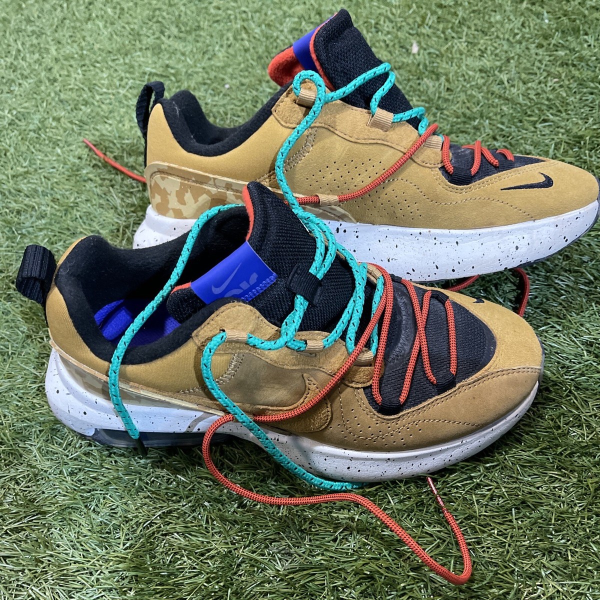 Nike Air Max Viva Shoes Black Wheat Indigo DB5268-001 Women's Size Clean