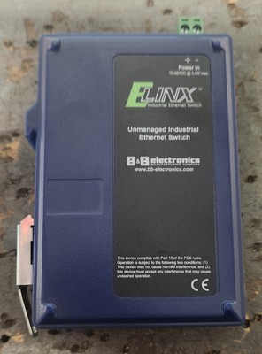 ELINX B&B ELECTRONICS EIR205 5-PORT UNMANAGED INDUSTRIAL ETHERNET SWITCH