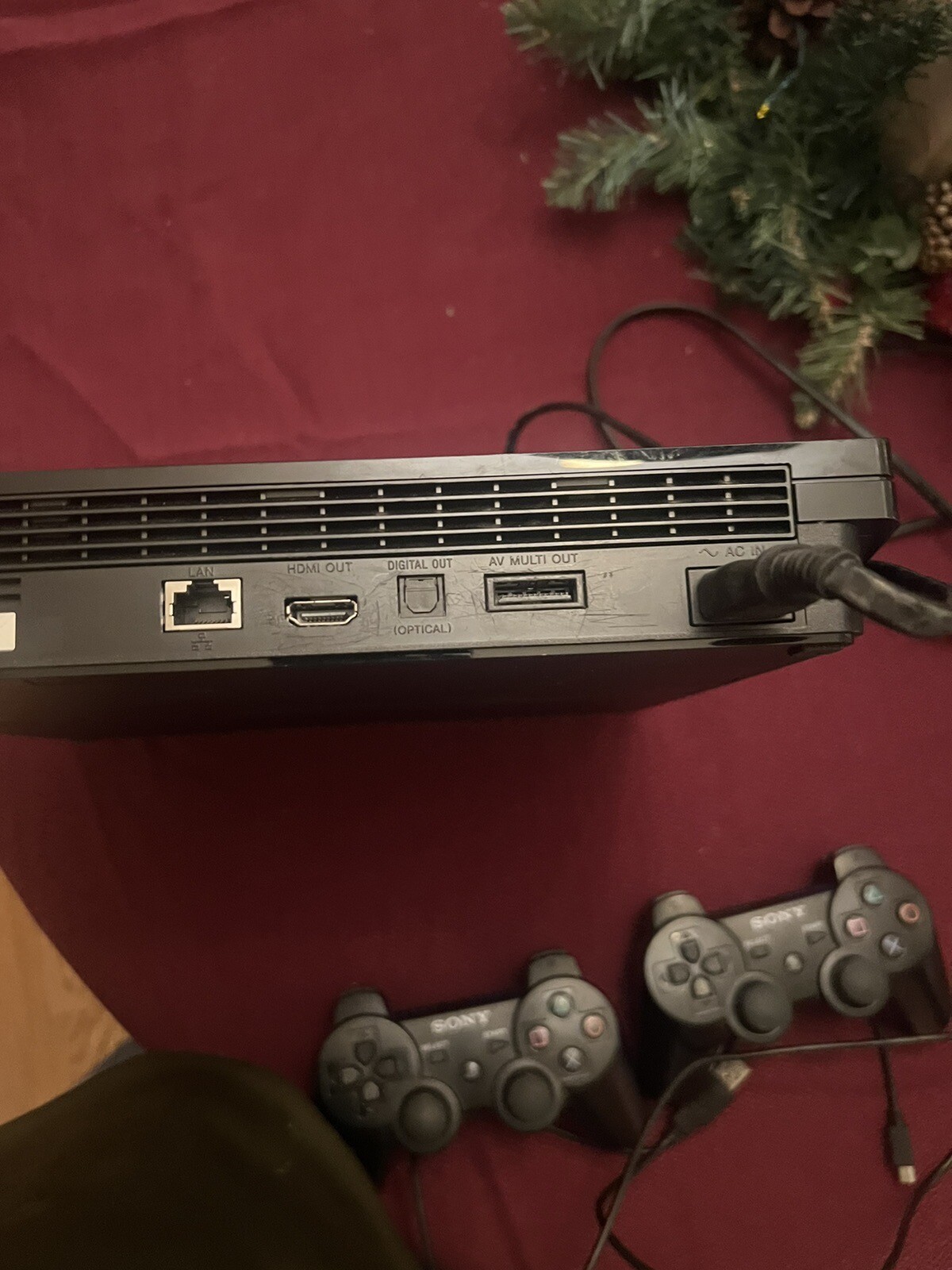 Sony PlayStation 3 PS3 Slim Black Working Console CECH2501A Controller Cables eBay