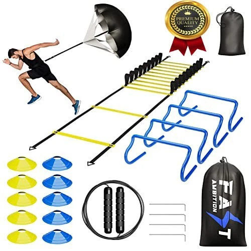 Speed and agility online ladders and hurdles