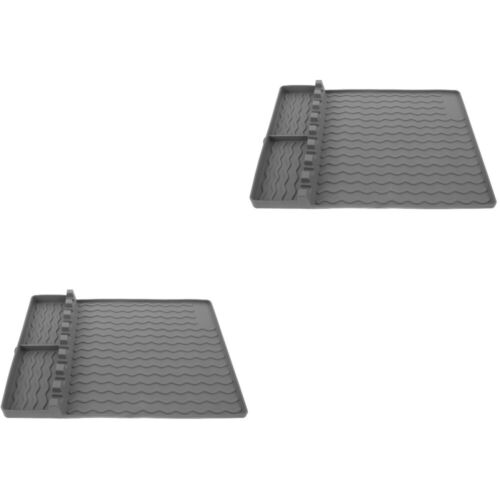  2 pièces rembourrage de grille latérale barbecue tapis d'étagère latéral barbecue coussin en silicone - Photo 1/12