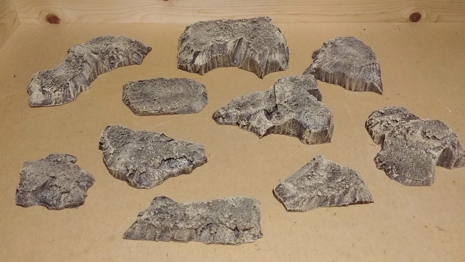 Wargaming Terrain - Juego de caja mediana de acabado Hills Wasteland o Desert Foto 2 de 4