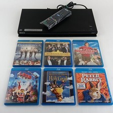 Sony BDP-S270 WiFi Streaming Bluray Player NEW Remote. 6 Family Freindly Movies