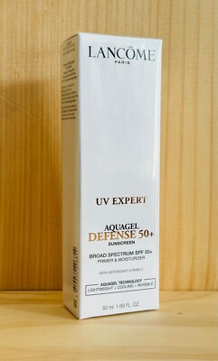 LANCOME UV Expert Aquagel Sunscreen SPF 50+ Primer & Moisturizer 50ml/1.69oz