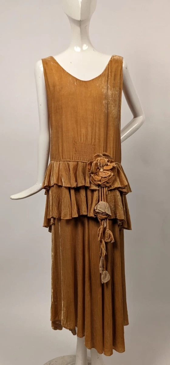 Silk flapper hotsell dress